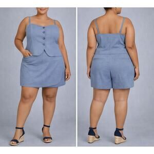 Good American Rare Set Offer - 3XL Cami Top  & Size 20 Skort - Retail $278  NWT